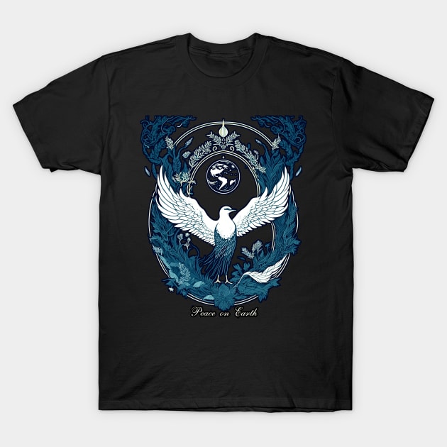 Peace on Earth T-Shirt by Migite Art